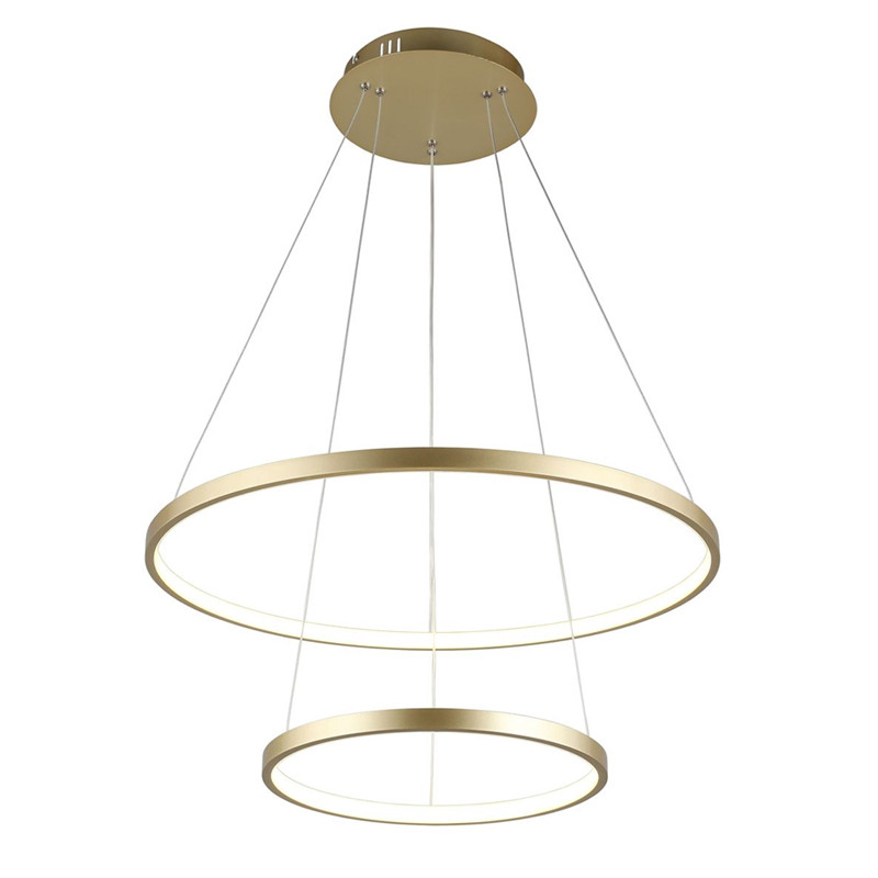 Люстра Ring Horizontal Double Gold