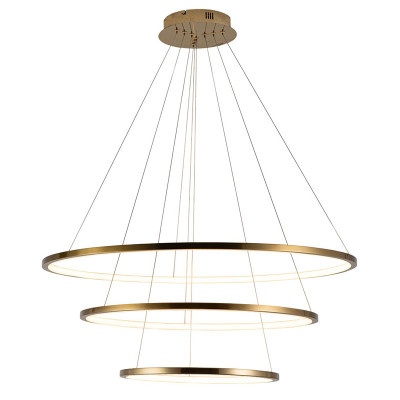 Люстра Ring Horizontal Trio gold