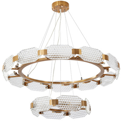Люстра Ring shaped crystal chandelier