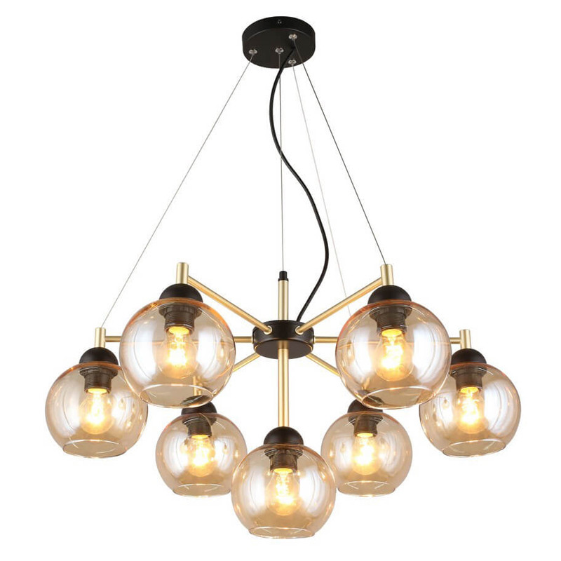 Люстра Smoky Sphere с Дымчатым стеклом