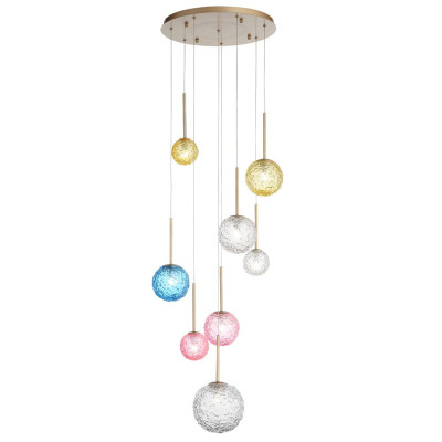 Люстра Soranzo Colored Glass Balls 8
