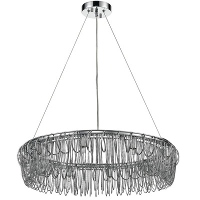 Люстра Spiral & Chains Chrome Circle