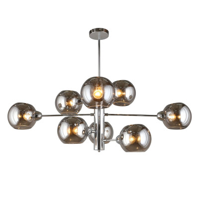 Люстра Staggered Glass Хром