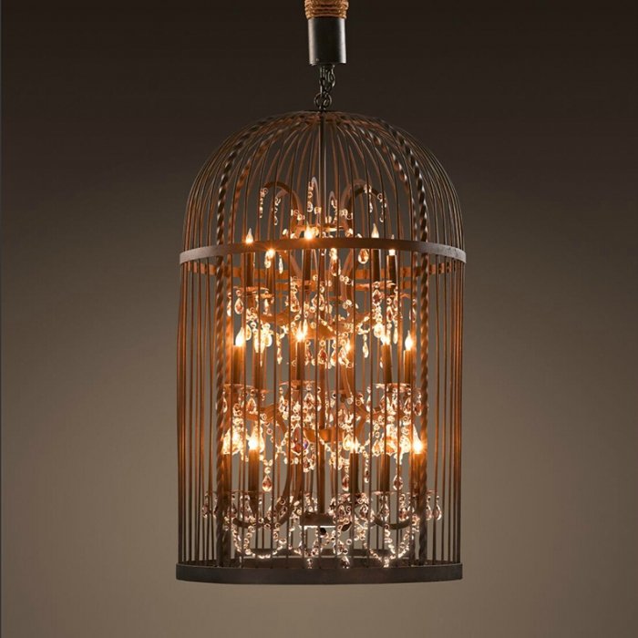 Люстра Steampunk Birdcage Chandelier