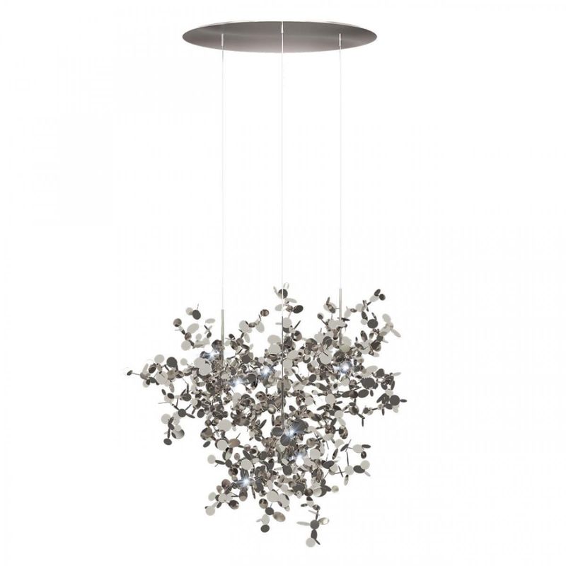 Люстра Terzani Argent Suspension Silver Pendant lamp диаметр 85