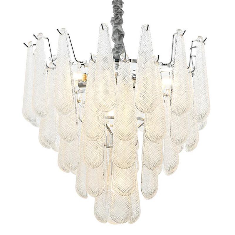 Люстра Textured Glass Drops Chandelier 13