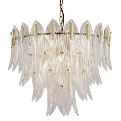 Люстра Textured Glass Petals Chandelier