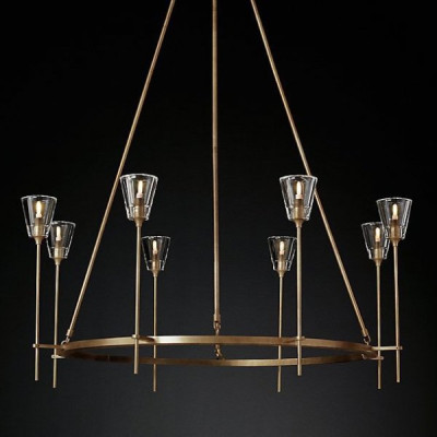 Люстра TORCHE DE VERRE Round Chandelier 8