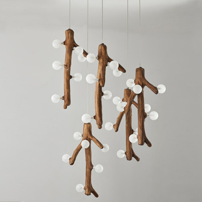 Люстра Tree branch Circle Chandelier
