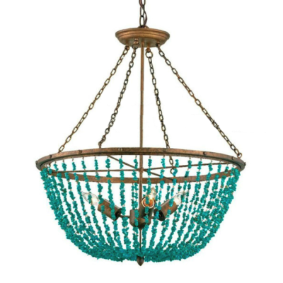 Люстра Turquoise Stone Chandelier