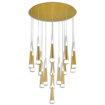 Люстра Vibia Slim Jordi Vilardell Gold Cascade 16