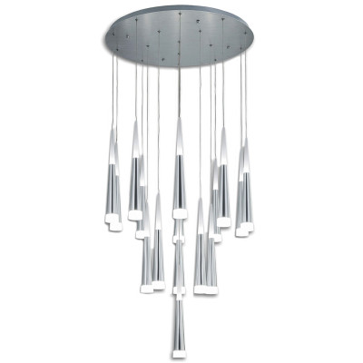 Люстра Vibia Slim Jordi Vilardell Silver Cascade 16