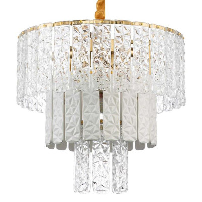 Люстра Waterfall Ice с Рельефным стеклом