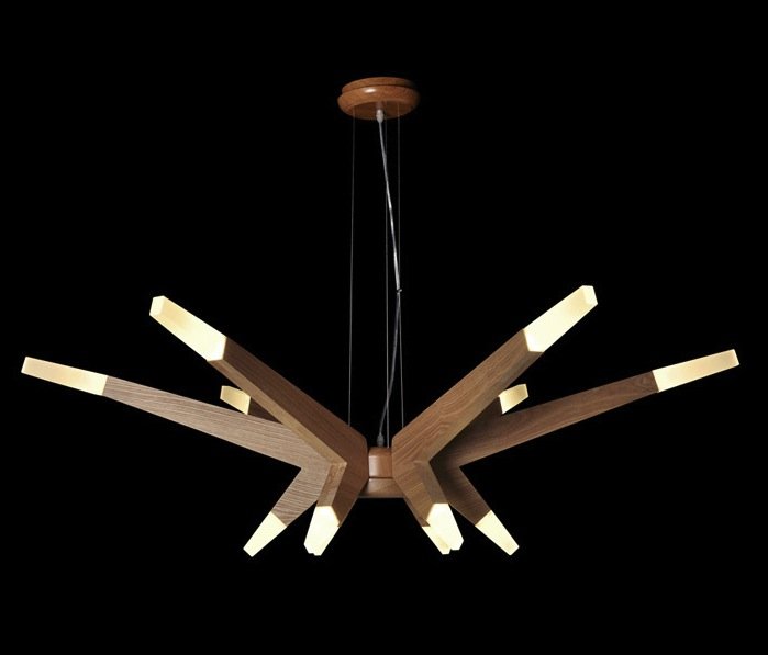 Люстра Wooden Glowworm Star