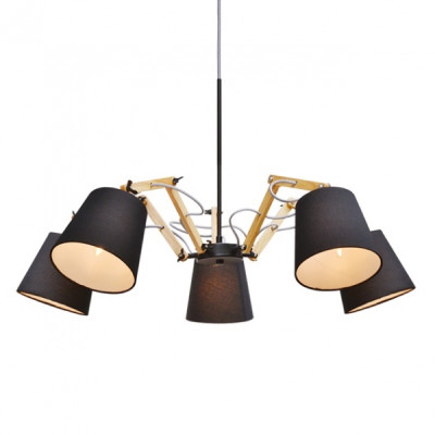 Люстра Woodland Pendant 5 Black