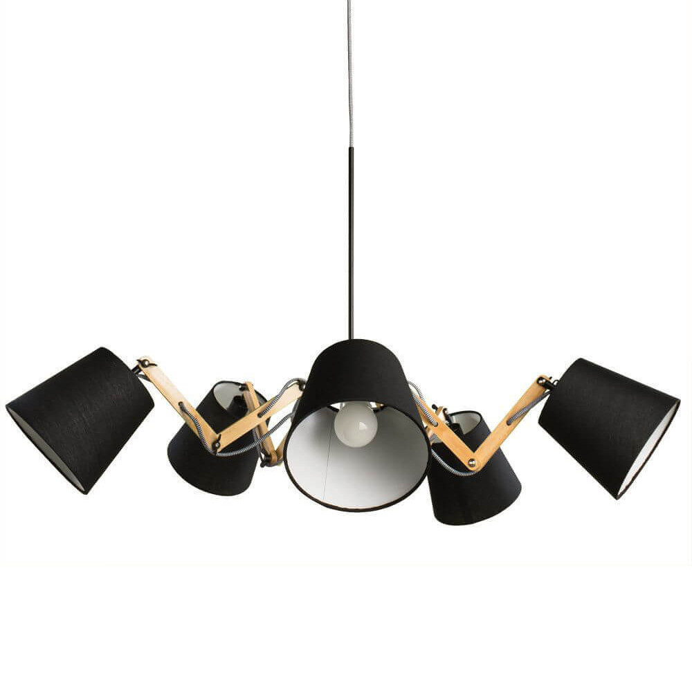 Люстра Woodland Pendant 5 Black