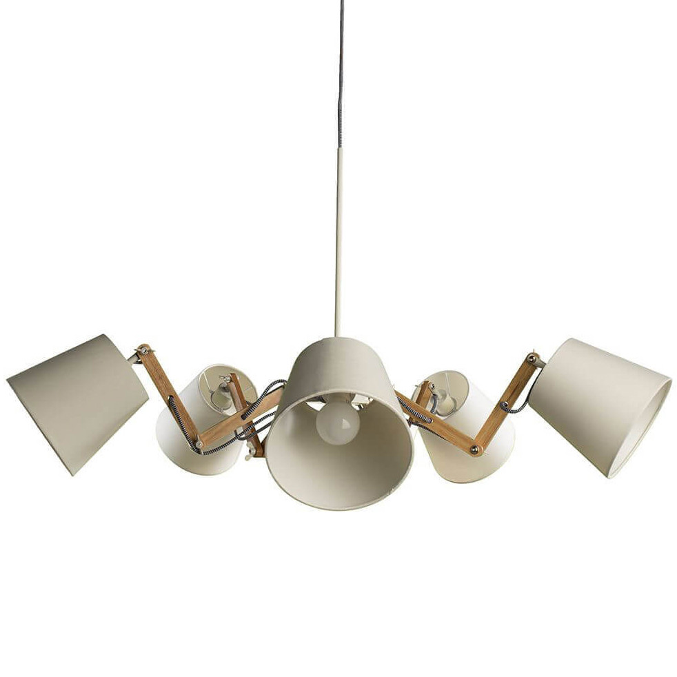 Люстра Woodland Pendant 5 White