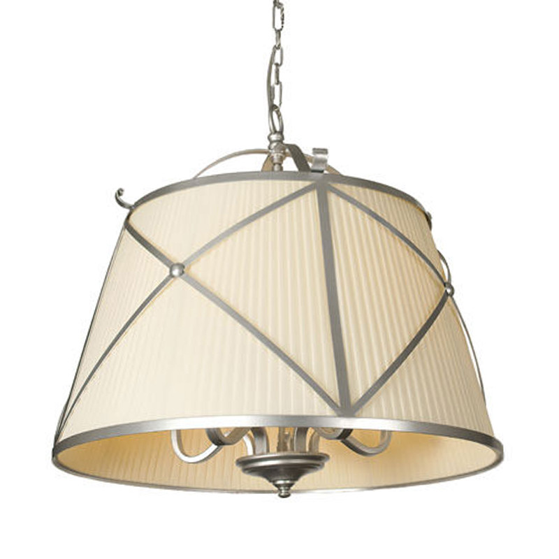 Люстра абажур Provence Lampshade Light Silver Chandelier