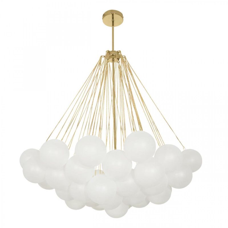 Люстра Белые Шары Apparatus Studio CLOUD Gold диаметр 100 см