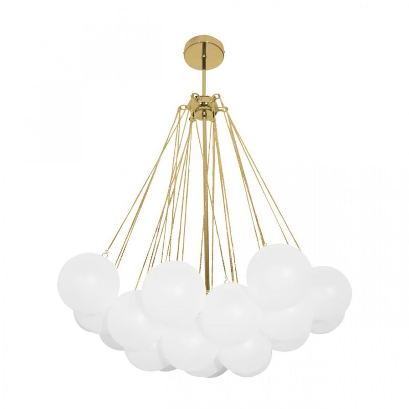 Люстра Белые Шары Apparatus Studio CLOUD Gold диаметр 60 см