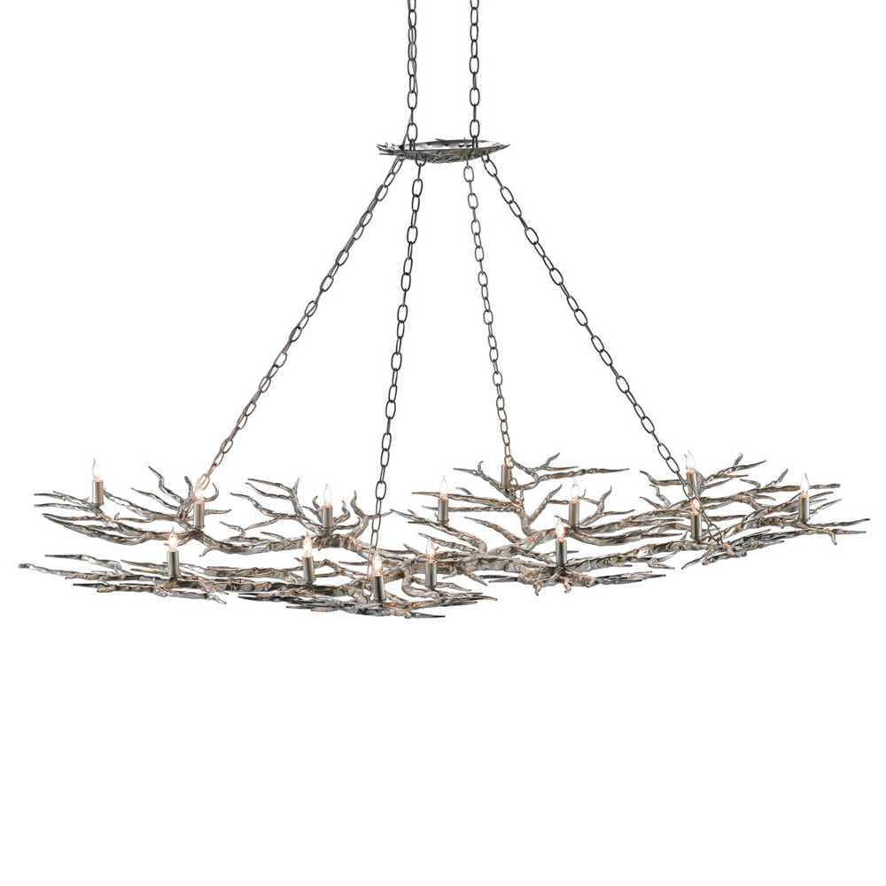 Люстра в виде веток Branched Tree Chandeliers Silver