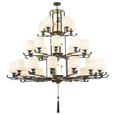 Люстра в китайском стиле Chinese Style Lotus Fruit Chandelier