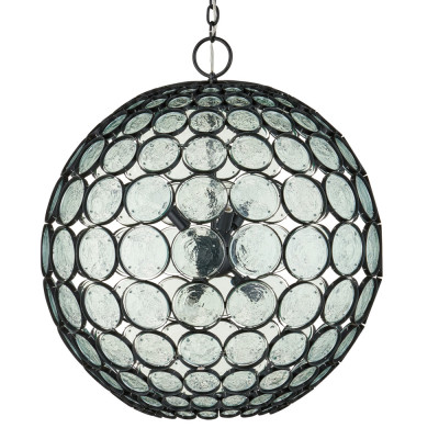 Люстра в форме шара из круглых декоративных элементов Circle of Light