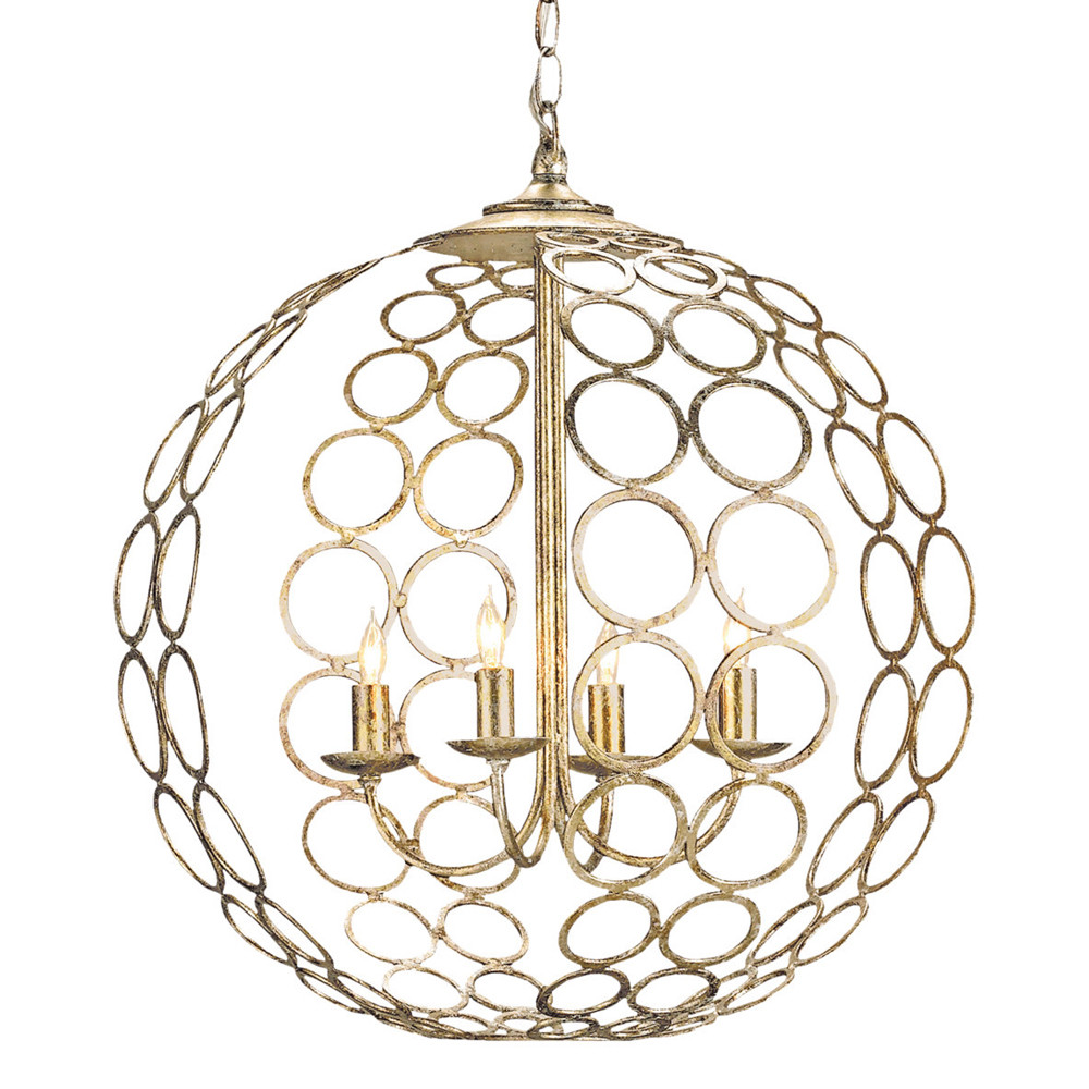 Люстра в форме шара с рядами из колец Million Rings