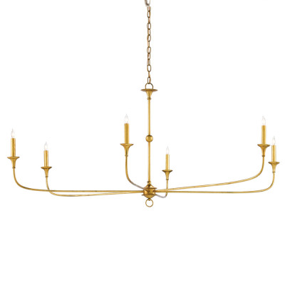 Люстра золотая Smoothness of Golden Lines