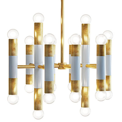 Люстра из латуни Stamens 20 ламп