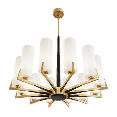 Люстра из латуни на 12 ламп Brass Candle