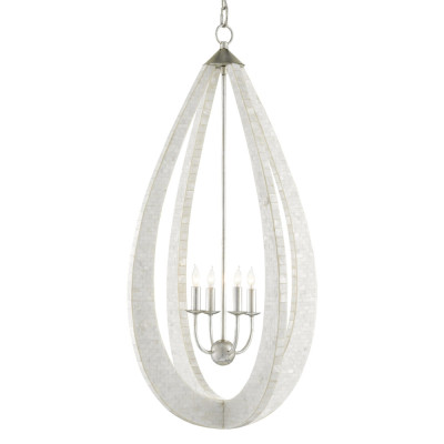 Люстра каплевидной формы покрытая перламутровой мозаикой Soft Pearl Shape