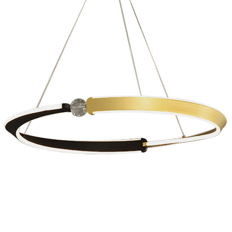 Люстра Кольца Ring Horizontal Cyril Черный Золотой