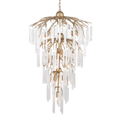 Люстра многоярусная с трубчатыми подвесками Dripping Crystals