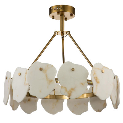 Люстра Мрамор Lucretia Marble Round Chandelier 60 см