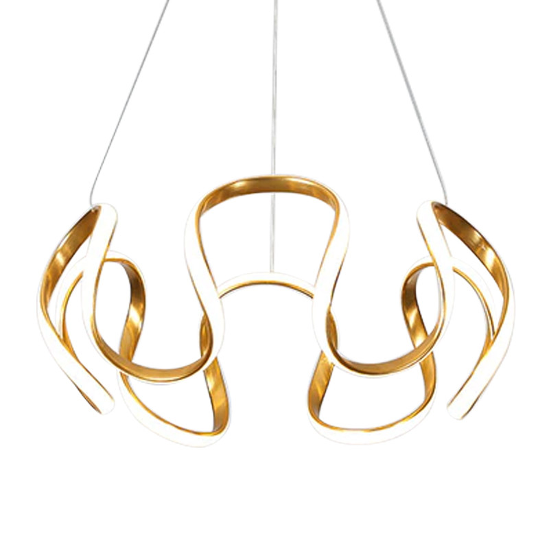 Люстра на струнном подвесе PRIYA Золото