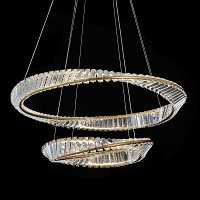 Люстра подвесная из 2-х колец Round Air Chandelier