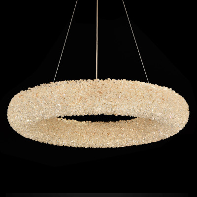 Люстра подвесная кольцевая хрустальная Round Chandelier Made of Clear Crystal