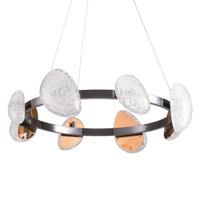 Люстра подвесная круглая с овальными плафонами Iona chandelier