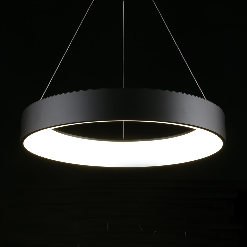 Люстра подвесная светодиодная Black Circle