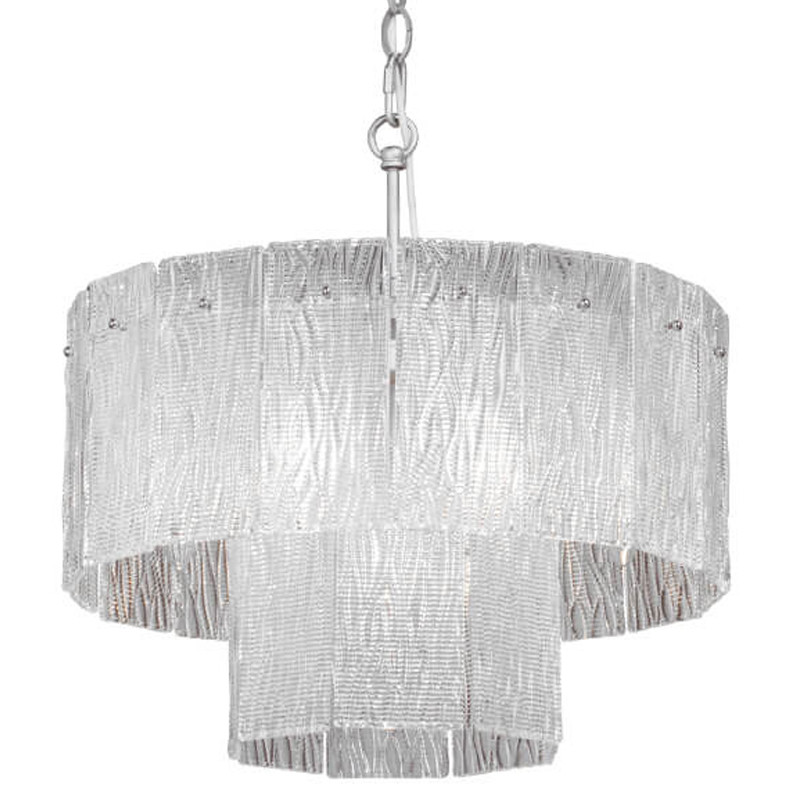 Люстра подвесная цилиндрическая Textured Glass Chandelier