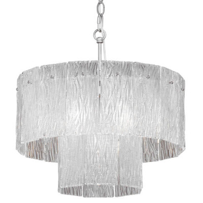 Люстра подвесная цилиндрическая Textured Glass Chandelier