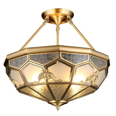 Люстра потолочная Leoni 2 в витражной технике