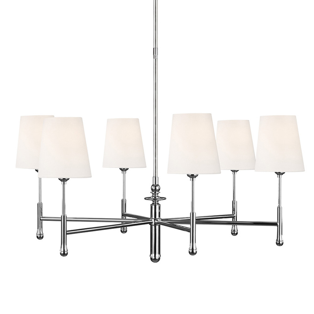 Люстра с 6-ю белыми конусными плафонам Generation Lighting