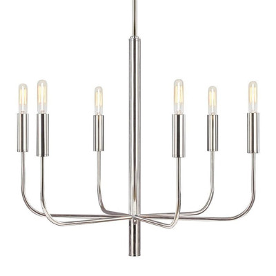 Люстра с 6-ю лампами Chandelier with Seamless Curve