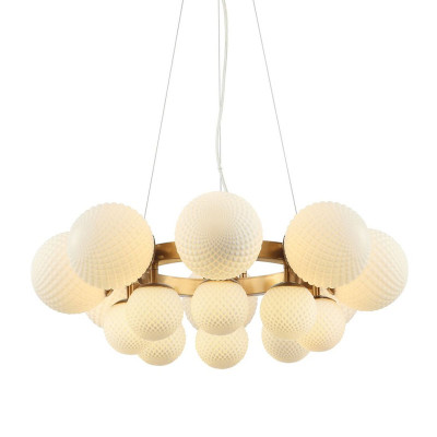 Люстра с Белыми Плафонами Frappe