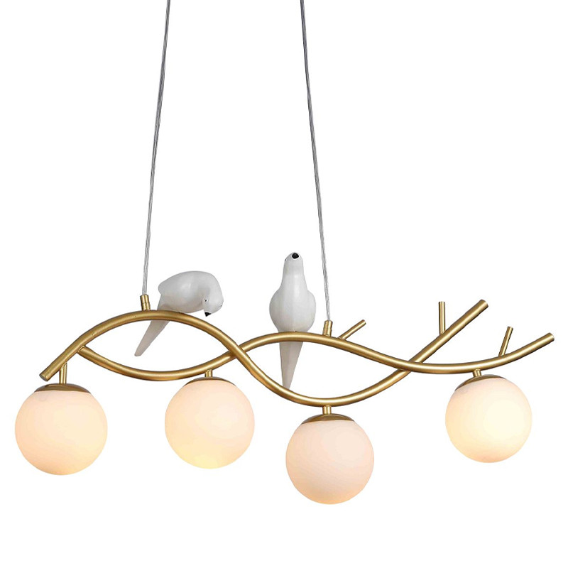 Люстра с белыми птицами Provence Bird