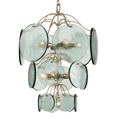 Люстра с каскадом из круглых декоративных элементов Discs of Light