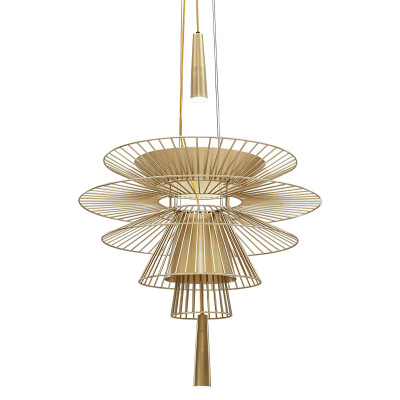 Люстра с металлическим плафоном Shade Metal Chandelier