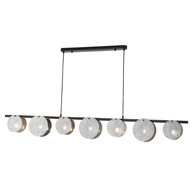 Люстра с плафонами из стекла Кракле Nimbus Lamp